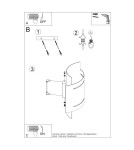 Wall lamps - Sollux Wall lamp HESTIA black SL.0981 - product 5