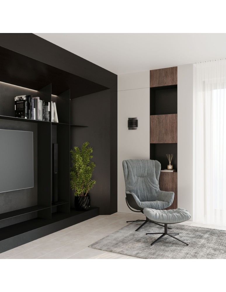 Wall lamps - Sollux Wall lamp HESTIA black SL.0981 - product kolory-swiatla.pl 7