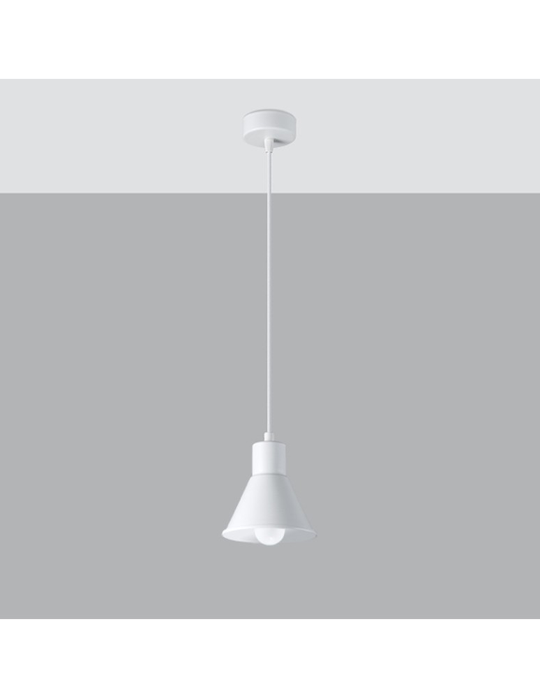 Sollux Lampa wisząca TALEJA 1 biała [E27] SL.0983