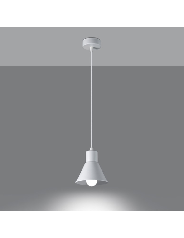 Pendant lamps - Sollux TALEJA 1 pendant lamp white [E27] SL.0983 - product kolory-swiatla.pl 3