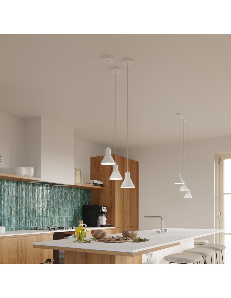 Pendant lamps - Sollux TALEJA 1 pendant lamp white [E27] SL.0983 - product kolory-swiatla.pl 7