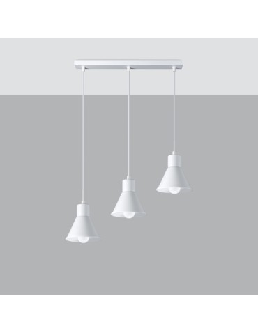Sollux Lampa wisząca TALEJA 3 biała [E27] SL.0984 - produkt 2