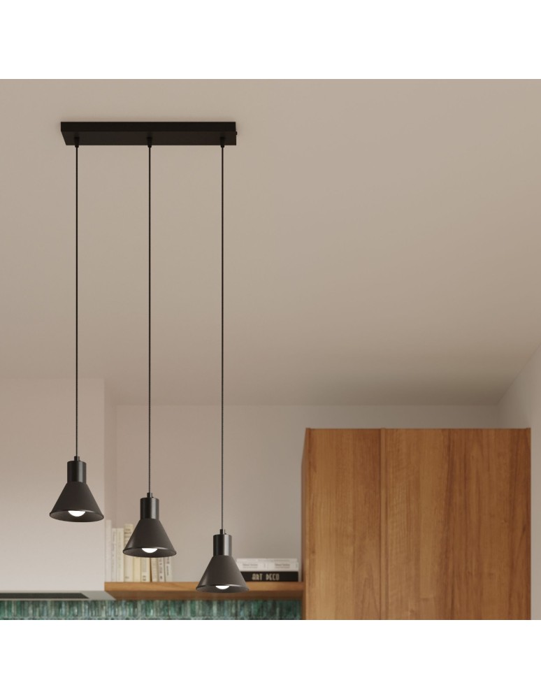 Pendant lamps - Sollux TALEJA 1 pendant lamp black [E27] SL.0985 - product kolory-swiatla.pl 8