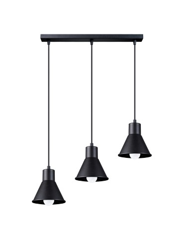 Sollux TALEJA 3 pendant lamp black [E27] SL.0986