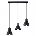 Sollux Lampa wisząca TALEJA 3 czarna [E27] SL.0986