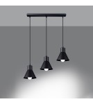 Pendant lamps - Sollux TALEJA 3 pendant lamp black [E27] SL.0986 - product 3