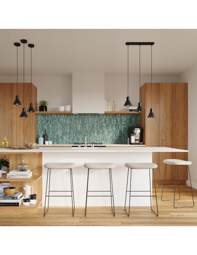 Pendant lamps - Sollux TALEJA 3 pendant lamp black [E27] SL.0986 - product kolory-swiatla.pl 6