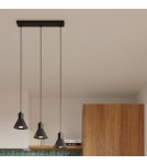 Pendant lamps - Sollux TALEJA 3 pendant lamp black [E27] SL.0986 - product 8