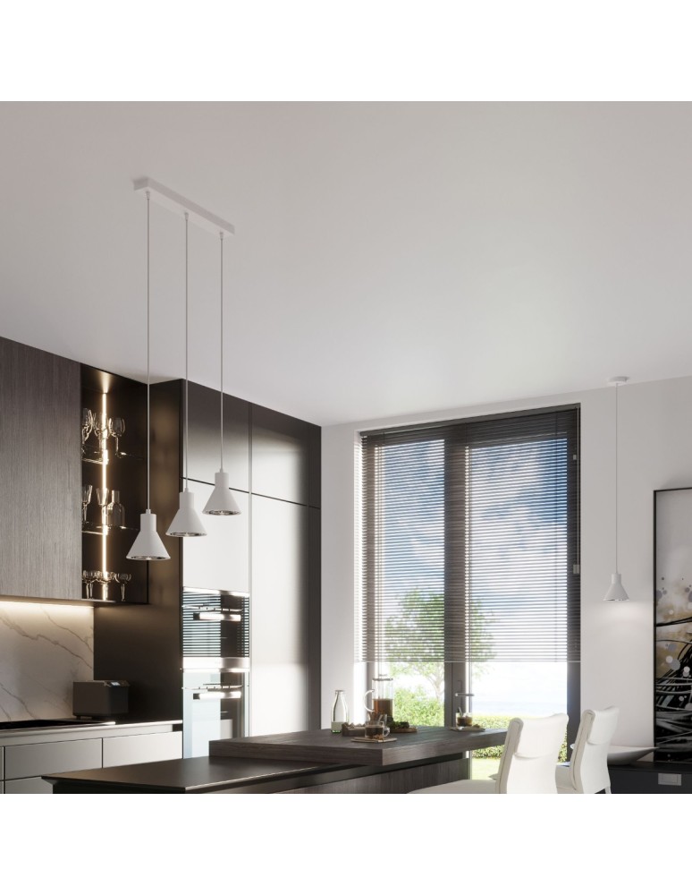 Pendant lamps - Sollux TAZILA 1 pendant lamp white [ES111] SL.0987 - product kolory-swiatla.pl 7