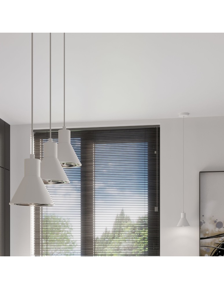 Sollux Lampa wisząca TAZILA 1 biała [ES111] SL.0987