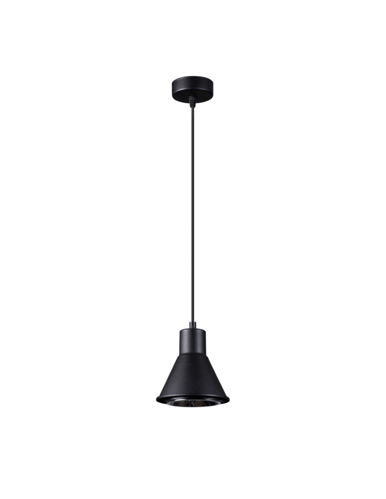 Pendant lamps - Sollux TAZILA 1 pendant lamp black [ES111] SL.0989 - product kolory-swiatla.pl 1