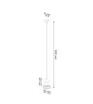 Pendant lamps - Sollux TAZILA 1 pendant lamp black [ES111] SL.0989 - product 4