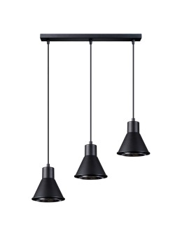 Sollux Lampa wisząca TAZILA 3 czarna [ES111] SL.0990