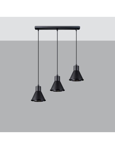Sollux Lampa wisząca TAZILA 3 czarna [ES111] SL.0990 - produkt 2