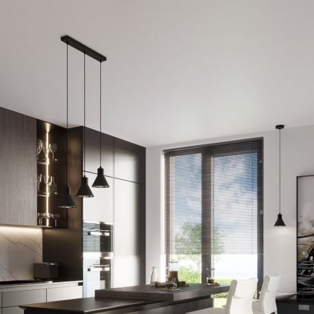 Sollux Lampa wisząca TAZILA 3 czarna [ES111] SL.0990
