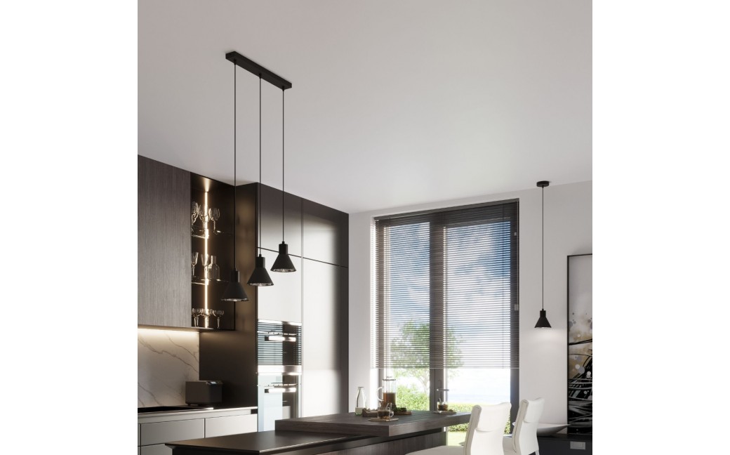 Sollux Lampa wisząca TAZILA 3 czarna [ES111] SL.0990