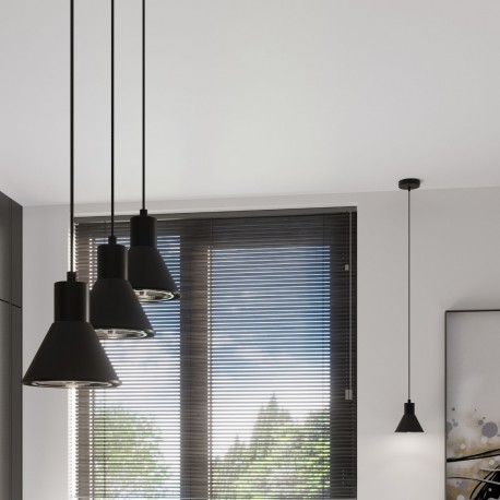 Sollux Lampa wisząca TAZILA 3 czarna [ES111] SL.0990