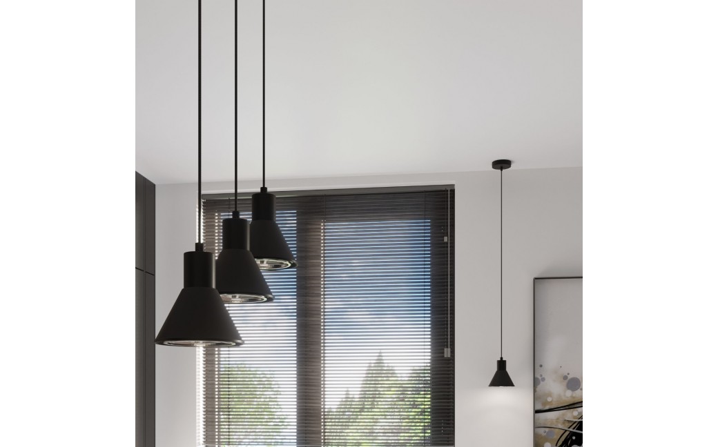 Sollux Lampa wisząca TAZILA 3 czarna [ES111] SL.0990