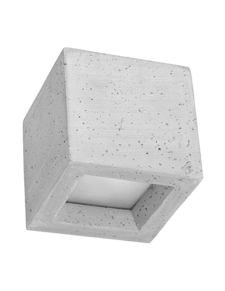 Wall lamps - Sollux Wall lamp LEO concrete SL.0991 - product kolory-swiatla.pl 1