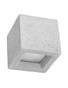 Sollux Wall lamp LEO concrete SL.0991