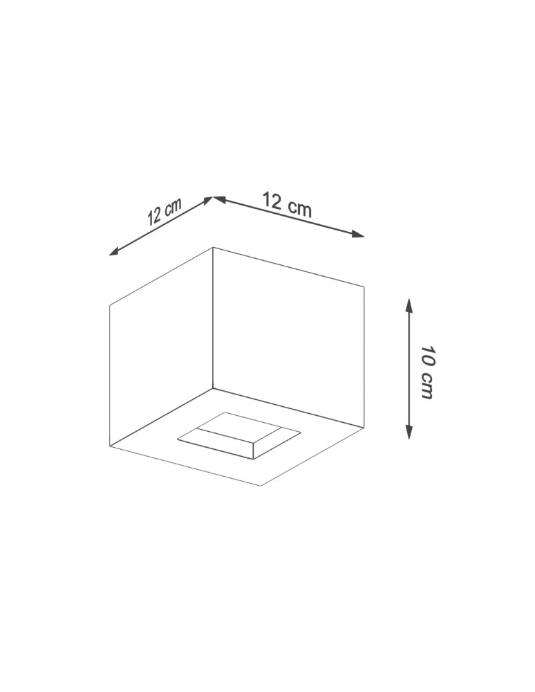 Wall lamps - Sollux Wall lamp LEO concrete SL.0991 - product kolory-swiatla.pl 4