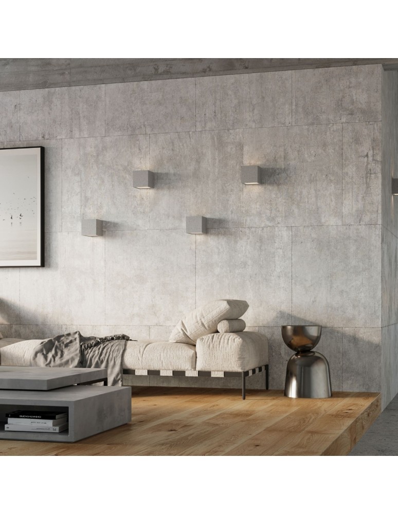 Wall lamps - Sollux Wall lamp LEO concrete SL.0991 - product kolory-swiatla.pl 6