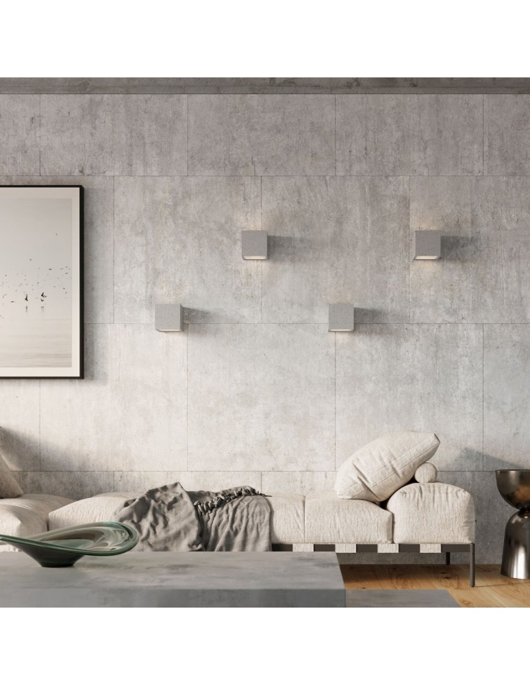 Wall lamps - Sollux Wall lamp LEO concrete SL.0991 - product kolory-swiatla.pl 7