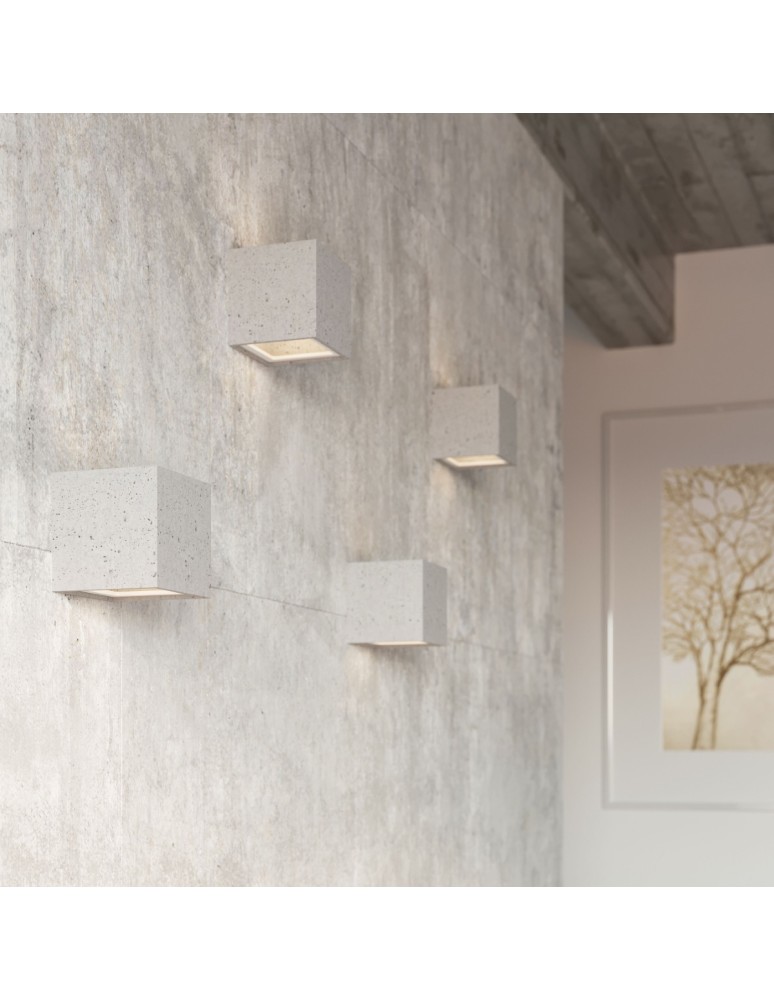 Wall lamps - Sollux Wall lamp LEO concrete SL.0991 - product kolory-swiatla.pl 8