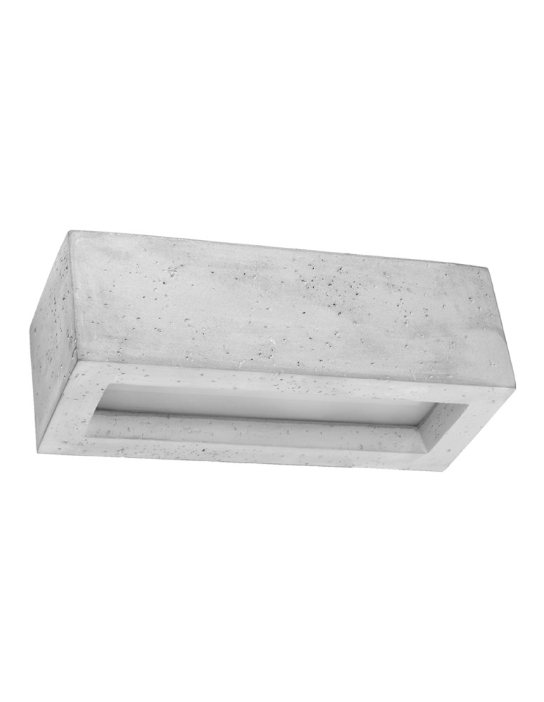 Wall lamps - Sollux Wall lamp VEGA 30 concrete SL.0992 - product kolory-swiatla.pl 1