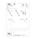 Wall lamps - Sollux Wall lamp VEGA 30 concrete SL.0992 - product 5