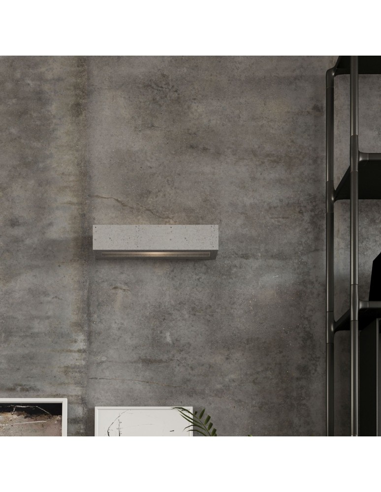 Wall lamps - Sollux Wall lamp VEGA 30 concrete SL.0992 - product kolory-swiatla.pl 8