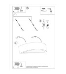 Wall lamps - Sollux Wall lamp ATENA concrete SL.0994 - product 5