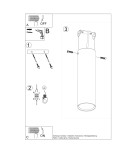 Ceiling lamps - Sollux Plafond LAGOS 20 white SL.0997 - product 8