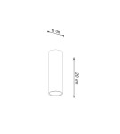 Ceiling lamps - Sollux Plafond LAGOS 20 black SL.1001 - product 7