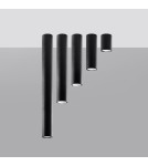 Ceiling lamps - Sollux Plafond LAGOS 60 black SL.1003 - product 4