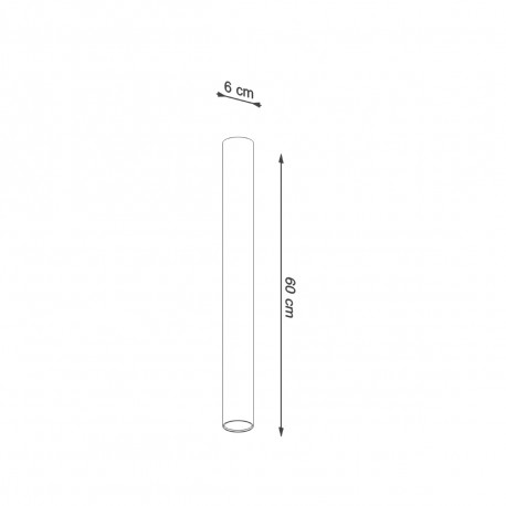 Sollux Plafon LAGOS 60 czarny SL.1003