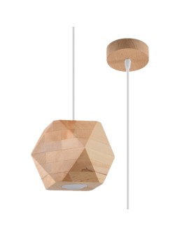 Sollux Lampa wisząca WOODY naturalne drewno SL.1011