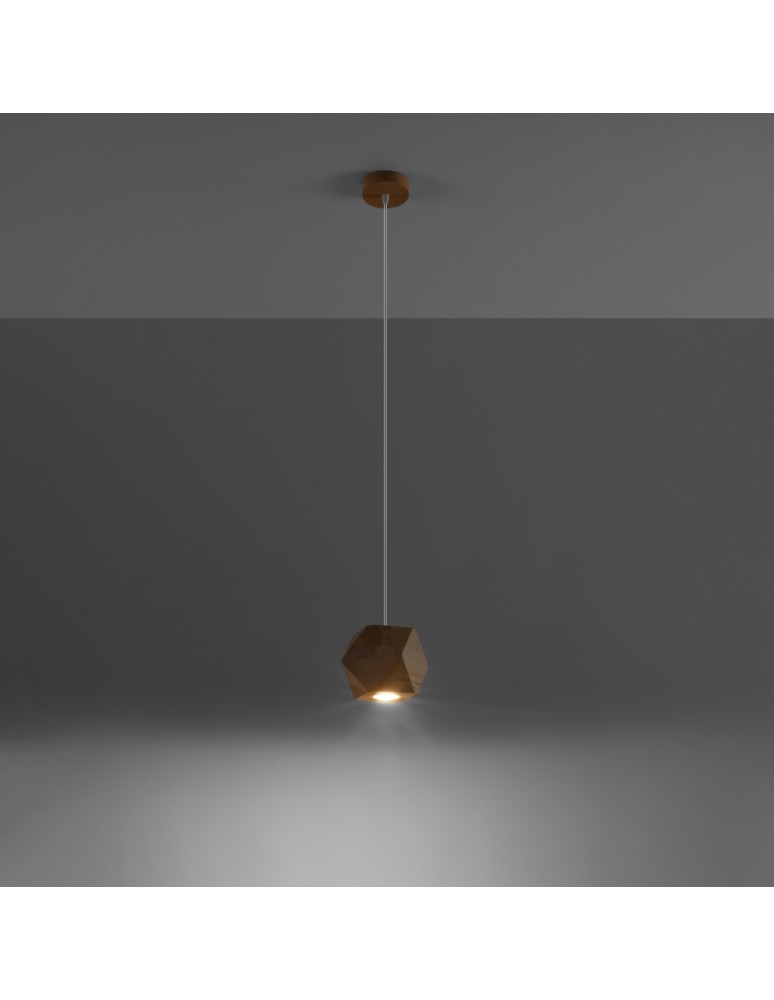 Pendant lamps - Sollux WOODY natural wood pendant lamp SL.1011 - product kolory-swiatla.pl 3