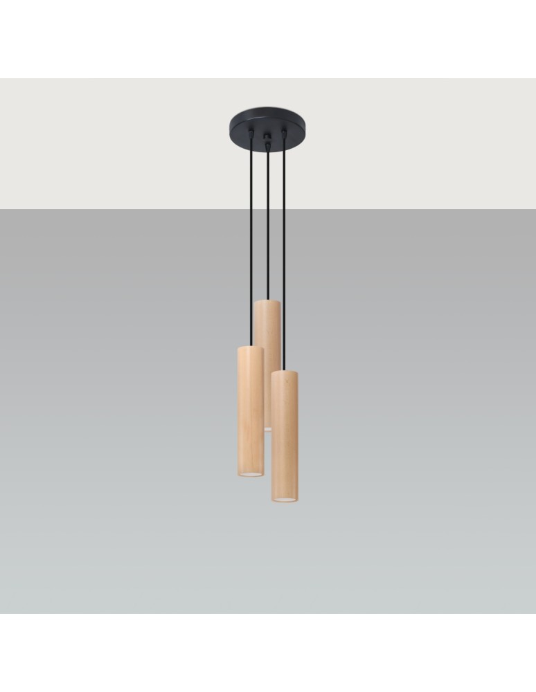 Pendant lamps - Sollux LINO 3P pendant lamp SL.1012 - product kolory-swiatla.pl 2