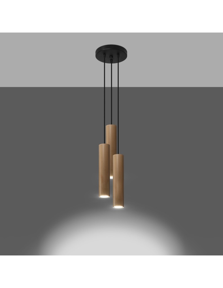Pendant lamps - Sollux LINO 3P pendant lamp SL.1012 - product kolory-swiatla.pl 3