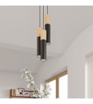 Pendant lamps - Sollux PABLO 3P pendant lamp black SL.1014 - product 8