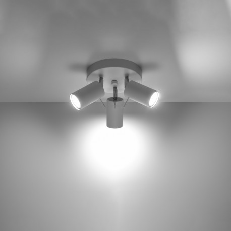 Sollux Plafon RING 3P biały SL.1015