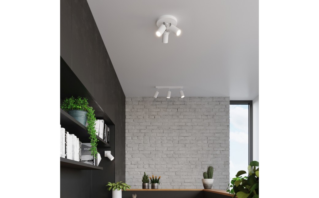 Sollux Plafon RING 3P biały SL.1015