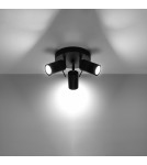 Ceiling lamps - Sollux Plafond RING 3P black SL.1016 - product 3