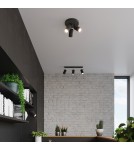 Ceiling lamps - Sollux Plafond RING 3P black SL.1016 - product 6