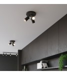 Ceiling lamps - Sollux Plafond RING 3P black SL.1016 - product 7