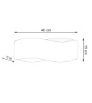 Wall lamps - Sollux Wall lamp TILA 40 white SL.1018 - product 4