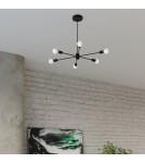Chandeliers - Sollux Chandelier LANGO 3 black SL.1021 - product 7