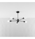 Chandeliers - Sollux Chandelier LANGO 5 black SL.1022 - product 2