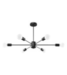 Chandeliers - Sollux Chandelier LANGO 6 black SL.1023 - product 1